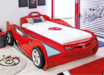 CARBED Кровать-машина Coupe с выдвижной кроватью Red 20.03.1306.00 в Зеленогорске - zelenogorsk.mebel54.com | фото