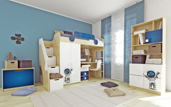 Детская комната Санни (Белый/корпус Клен) в Зеленогорске - zelenogorsk.mebel54.com | фото