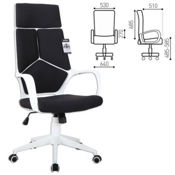 Кресло офисное BRABIX Prime EX-515 (черная ткань) в Зеленогорске - zelenogorsk.mebel54.com | фото